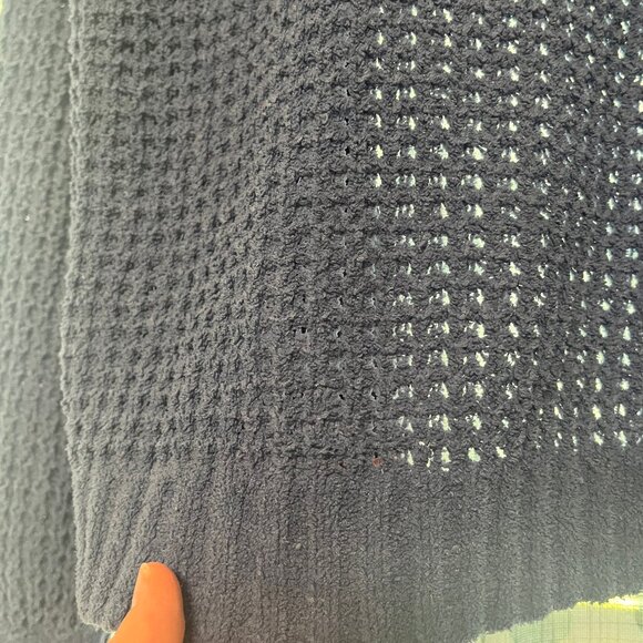 Fluffy Blue Knit Cardigan - Picture 8 of 8